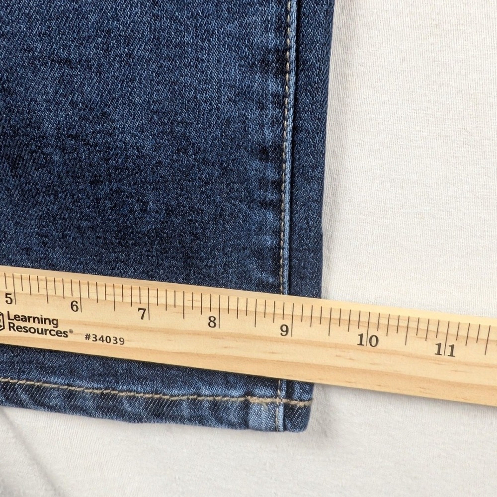 Seven7 Women's Blue Wash Loose Fit Cropped Jeans Size 14 - Picture 8 of 13